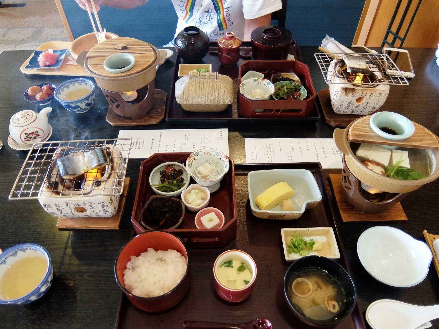 熊野別邸 中の島 料理 朝食 食事 味 レポ 宿泊 ブログ