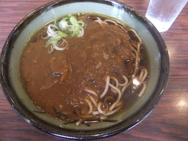 梅島１丁目・雪国のカレーそば１