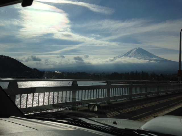 ジムニーからみた富士山