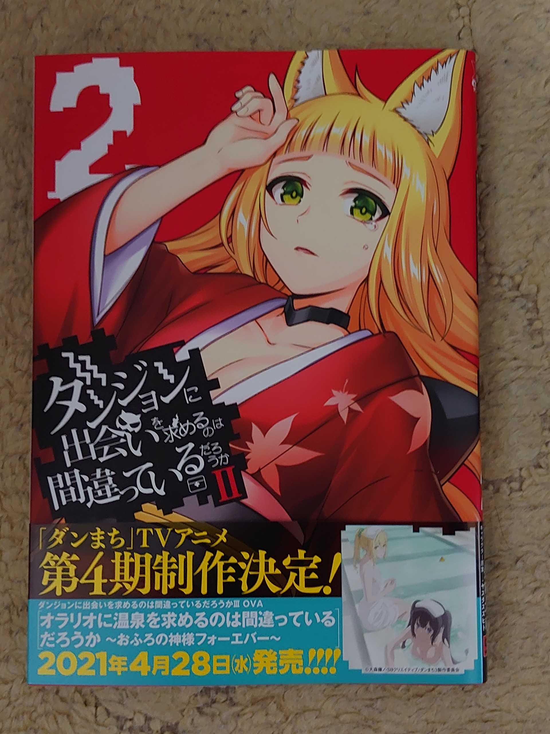 今日の１冊 ３７２日目 その３ ダンジョンに出会いを求めるのは間違っているだろうかii 異世界ジャーニー どうしても行きたい 楽天ブログ