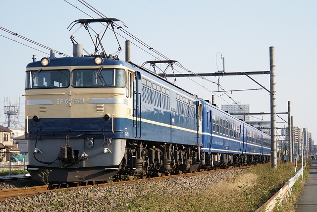 EF65 501牽引 陸羽東線全線開通100周年号  返却 & EF65 2127鹿島貨物3