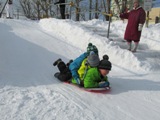 雪の迷路　ゴール