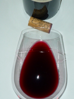 Amancaya Gran Reserva Malbec CS 2010 glass.jpg