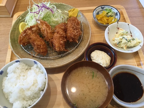 ヒレカツカキフライ