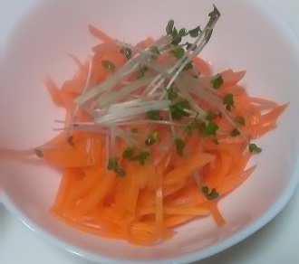 人参の酢の物