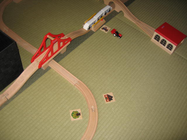 レール遊び風景２
