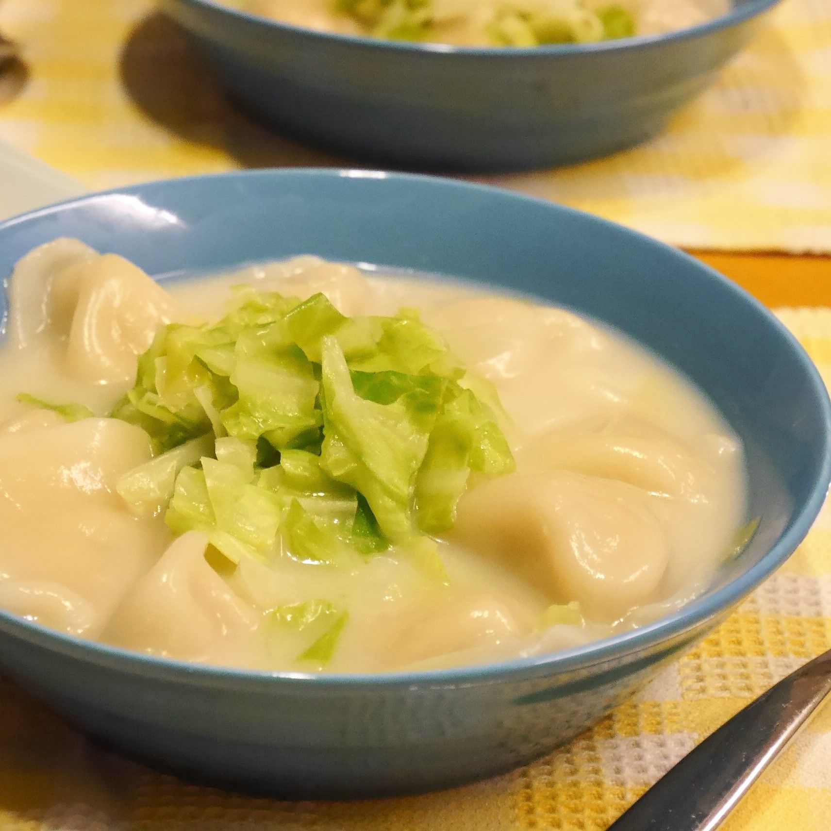 プチッとごはんズ　博多風とんこつ味_餃子スープ_up