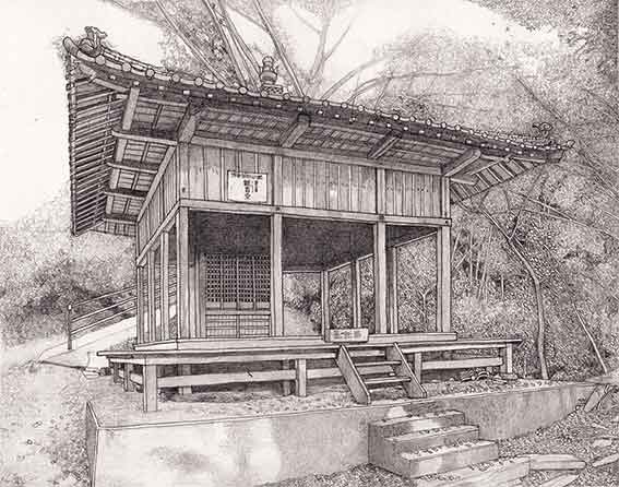 端四国八十八ヶ所第二十番札所「家賀道下観音堂」♪