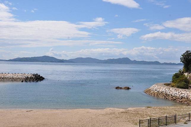 松山、風早海岸