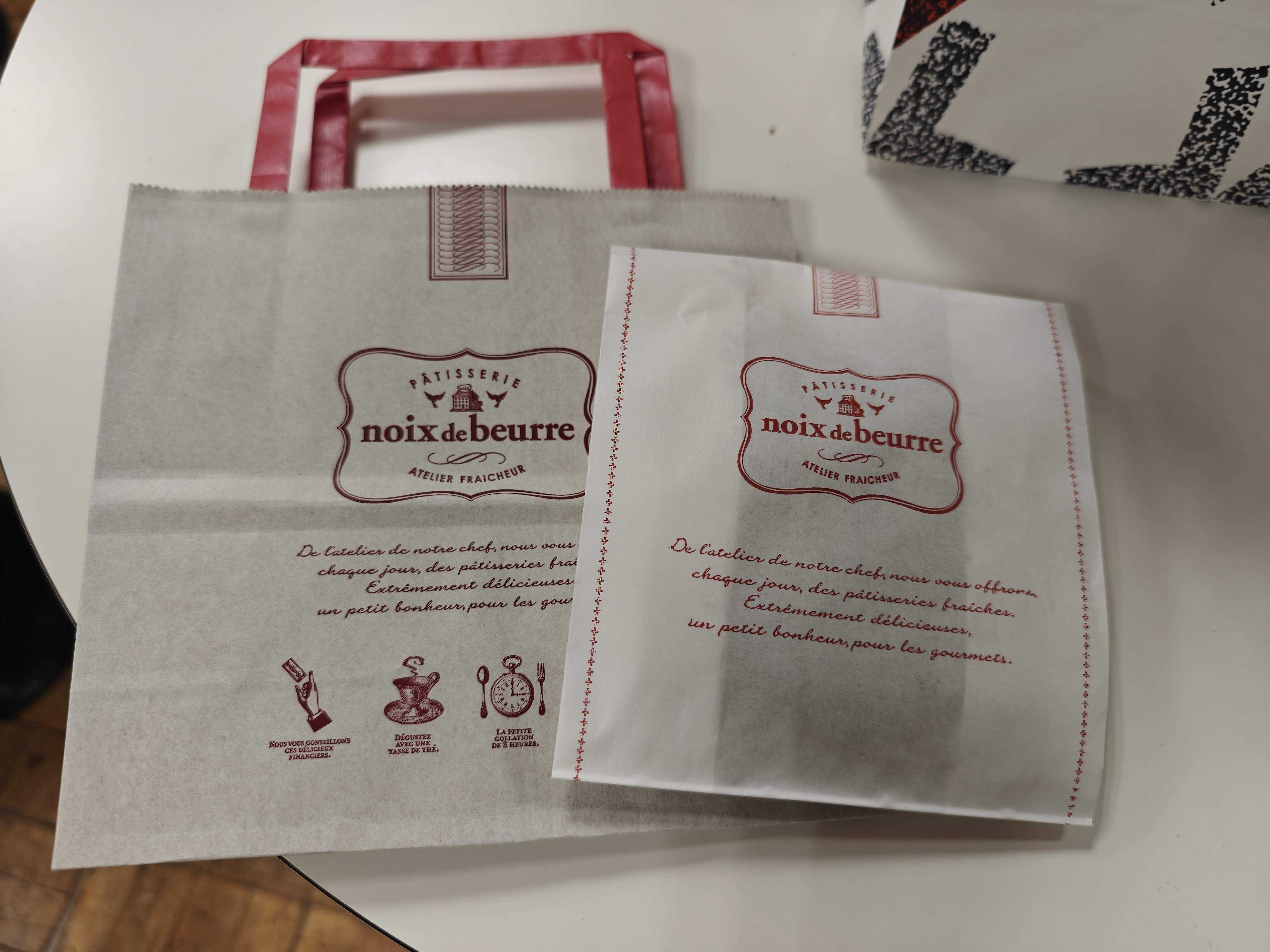 日本橋三越　スイーツコレクション2026　ノワドゥブール　催事限定 あんバター・フィナンシェ　紙袋