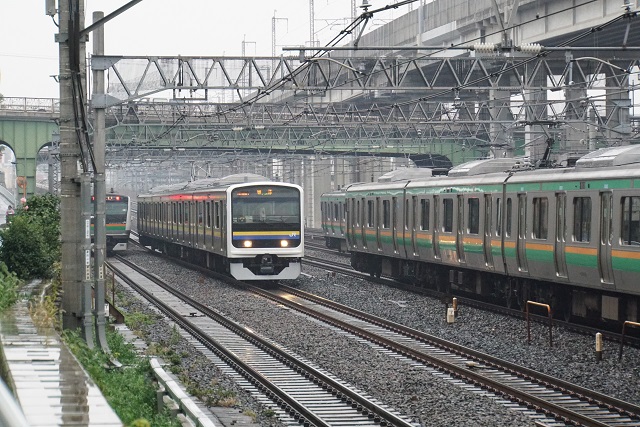 EF81 95牽引 カシオペア回送 & DE10 1603牽引 来迎寺ロングチキ工臨3