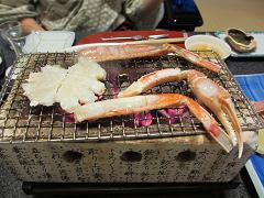 炭火焼き蟹