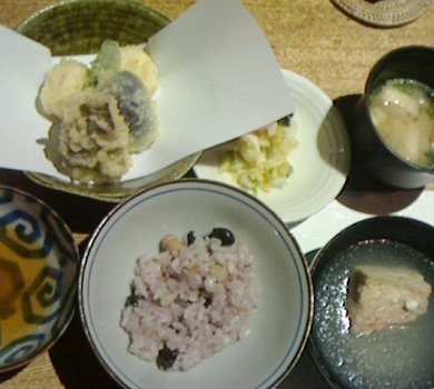 くすむらミニ懐石（天麩羅）
