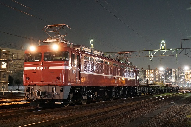 「陸羽東線全線開通100周年号」EF64 1001牽引 12系送り込み & EF65 2065牽引タキ & EF81 95牽引 宇都宮ホキ配給  & EF81 81牽引 品川チキ工臨 & EF65 2139牽引 千葉貨物6