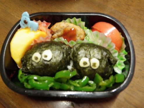 20121109まっくろくろすけ弁当