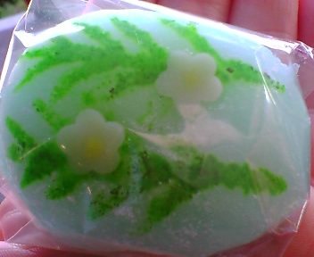 梅花藻のお菓子