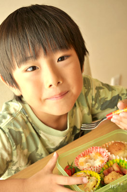 美味しい笑顔でいただきます