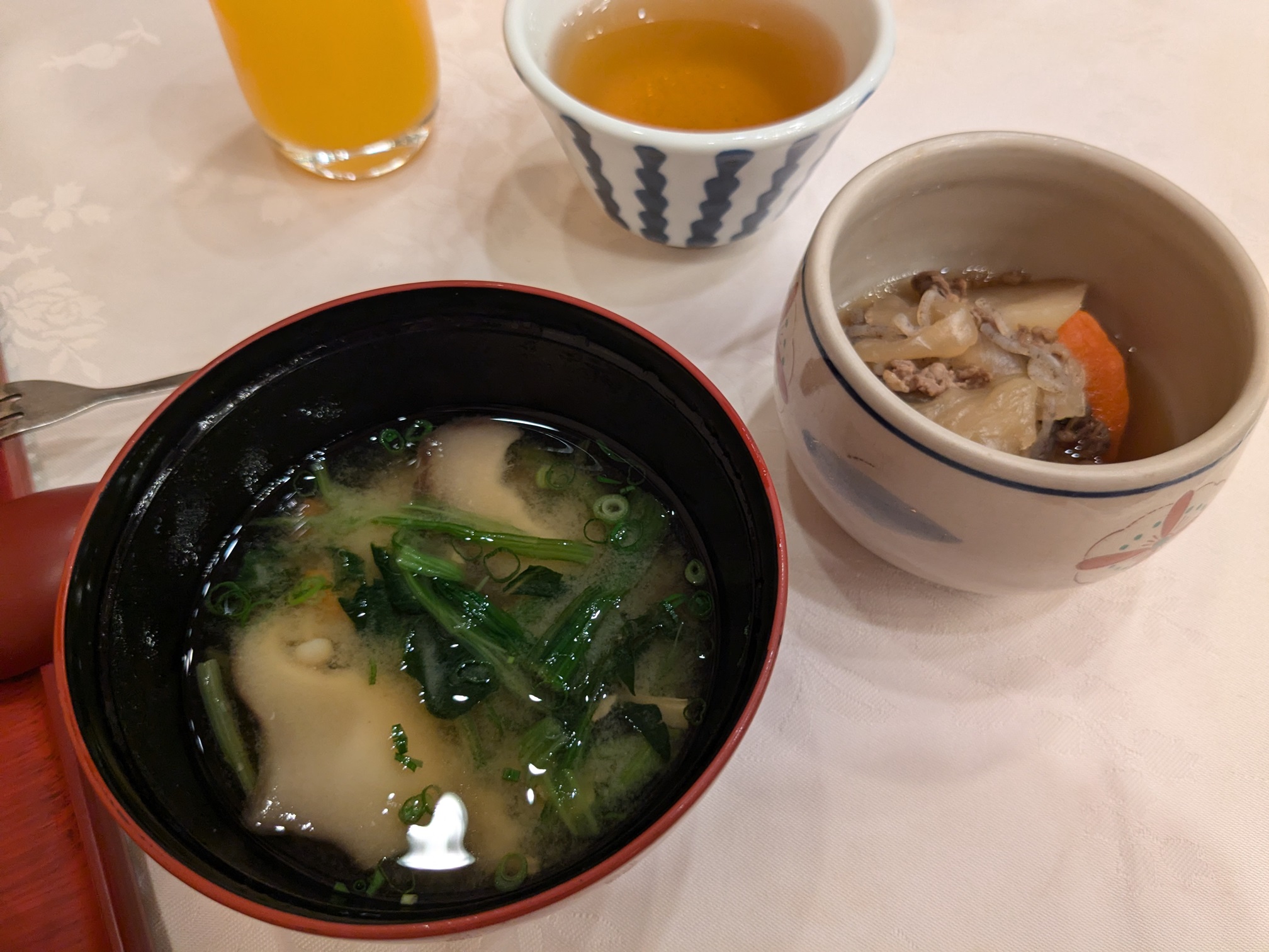 群馬県吾妻郡中之条町　四万たむら　朝食