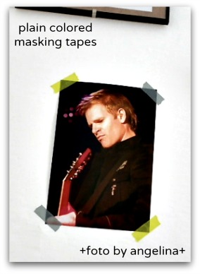 無地カラーマスキングテープ