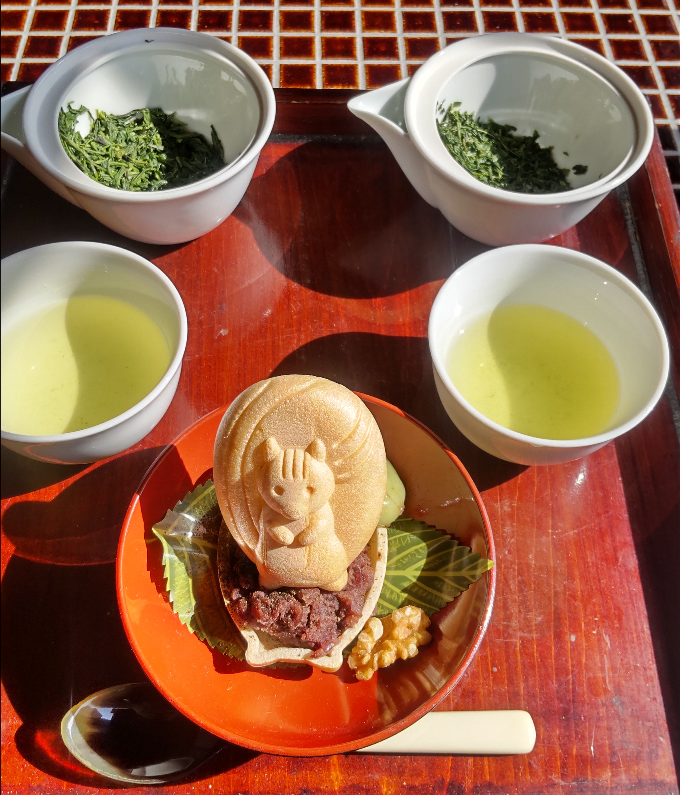 2024/11/4 大垣ミドリバシ 抹茶珈琲姉妹出店 煎茶2種類飲み比べセット