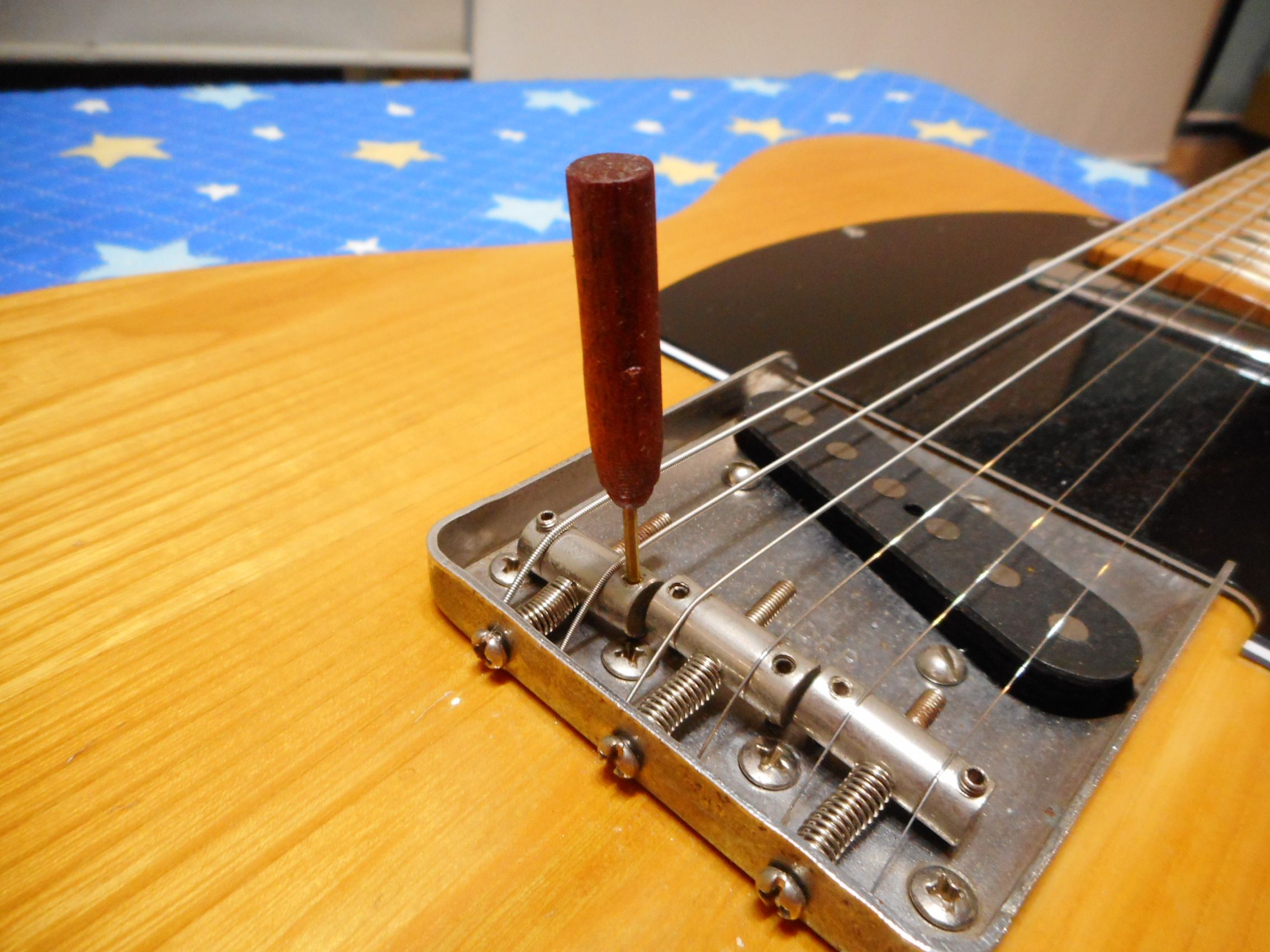 🌸Fender系の弦高調整用のオリジナル工具 | 青春のギターリペア Ｋ２