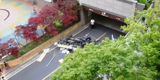 20120522 accident in Eunpyeong newtown 1.jpg