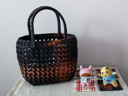 石畳編みのミニマルシェバッグを作りました 気まぐれパンダの生活 楽天ブログ