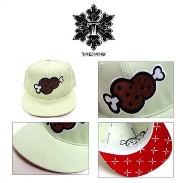 BIGBANG ビックバン G-DRAGON SOL 着用 可愛い肉刺繍キャップ