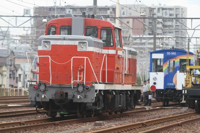 アンパンマン列車 DE10牽引に 交換2