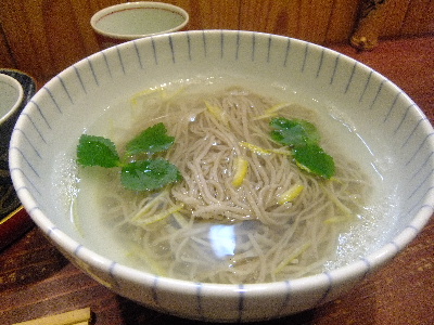釜揚げ蕎麦