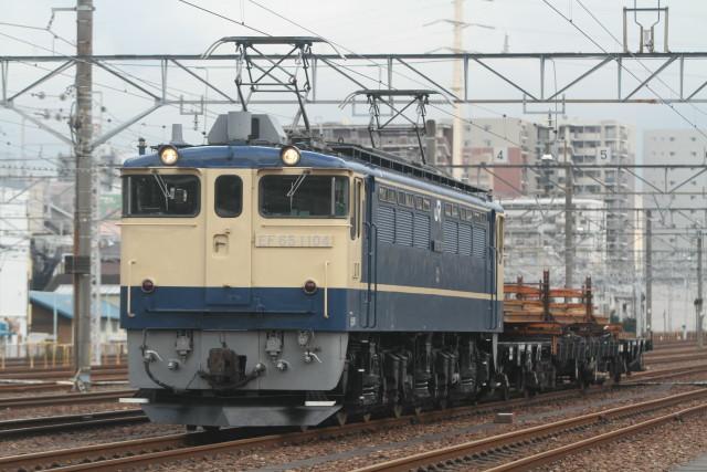 EF65 1104牽引 チ-チキ-チ 田端 チキ工臨3