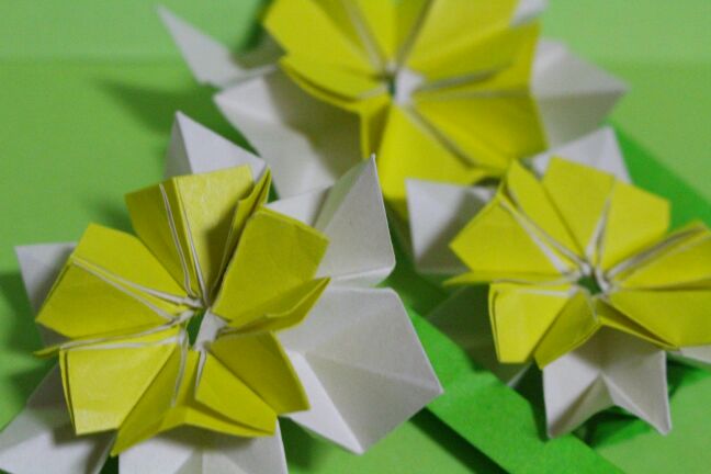 花 Flower Origami Off And On たまには折り紙 楽天ブログ