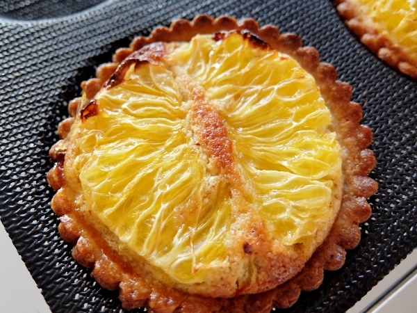 甘夏の焼タルト　サックサク　アーモンド