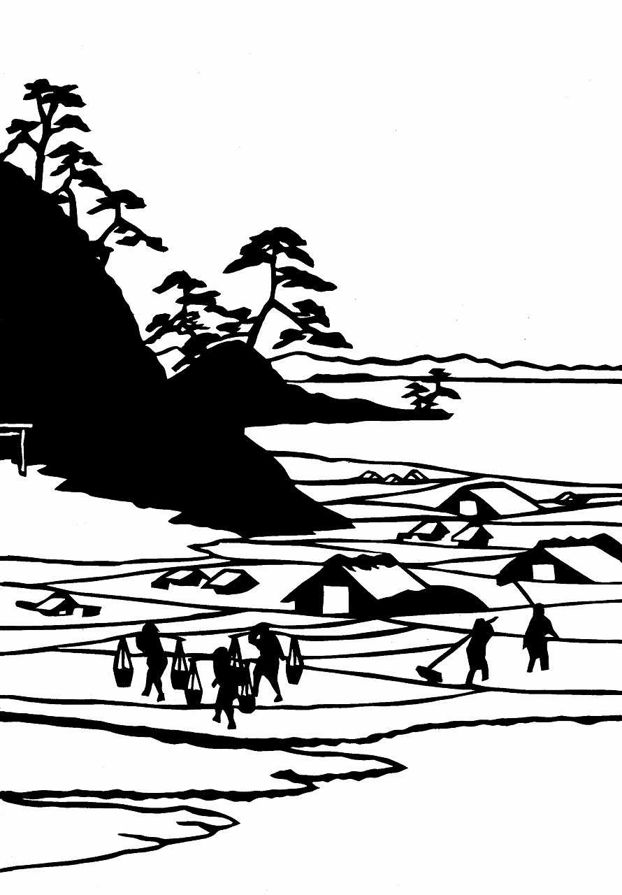 2022/09/12 浮世絵切絵 歌川広重 六十余州名所図会 43_石見髙津山汐濱 | 飯盛一杯のブログ - 楽天ブログ