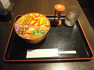 どんばれ屋＠JR渋谷駅のカレー南蛮そば