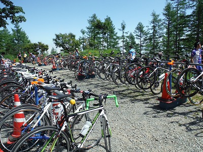 20140727ゴール地点の自転車