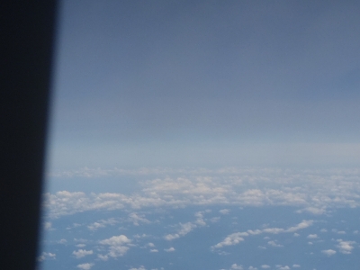 沖縄磯採集2013年7月下旬2　ANA 機内からの眺望