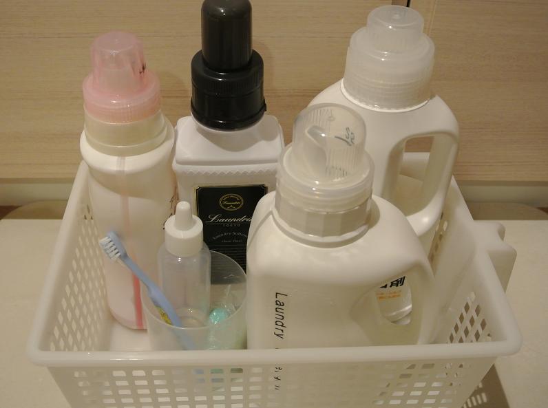 洗濯洗剤　ラベル　収納