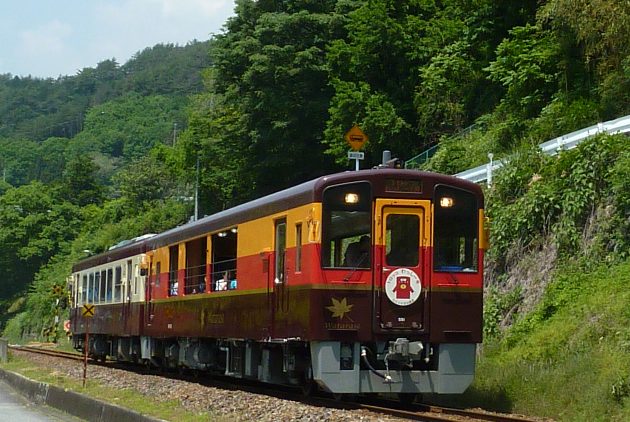 わたらせ渓谷鉄道花輪－中野駅間　わっしー号