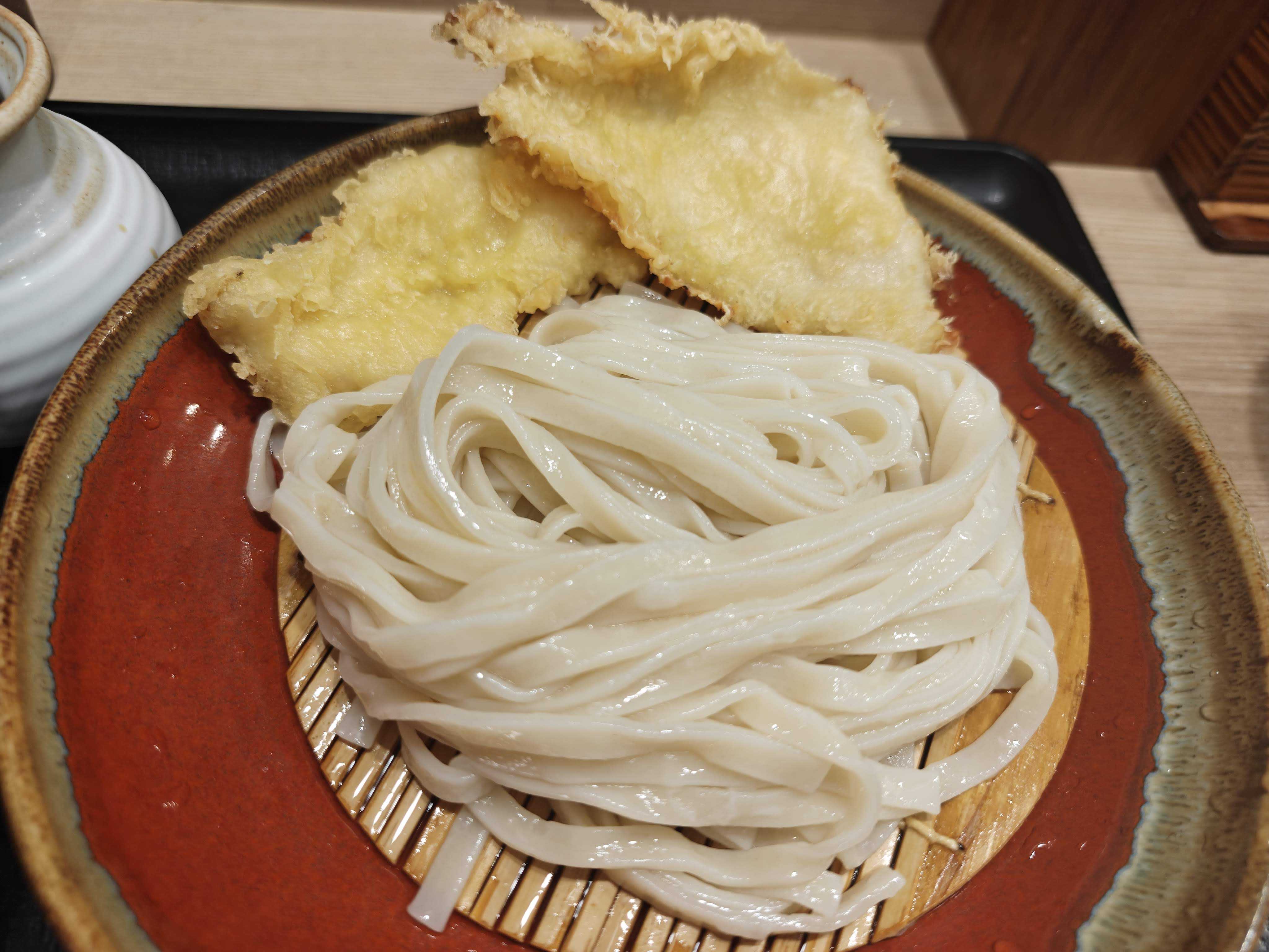 新橋・虎ノ門　ランチ　はし田たい吉 ざるかしわ天うどん