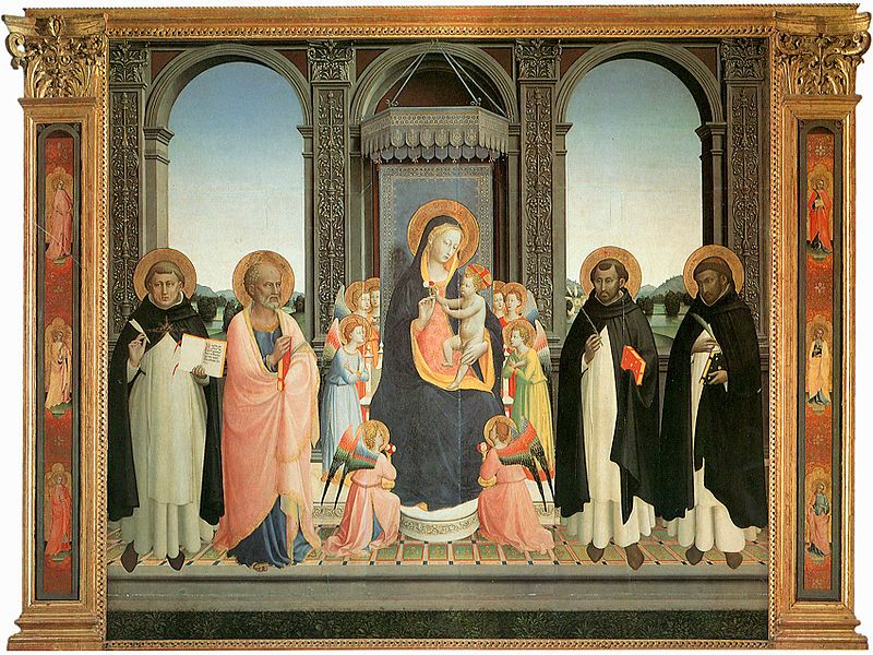 フラ・アンジェリコFra Angelico・・・とは？『受胎告知』祭壇画