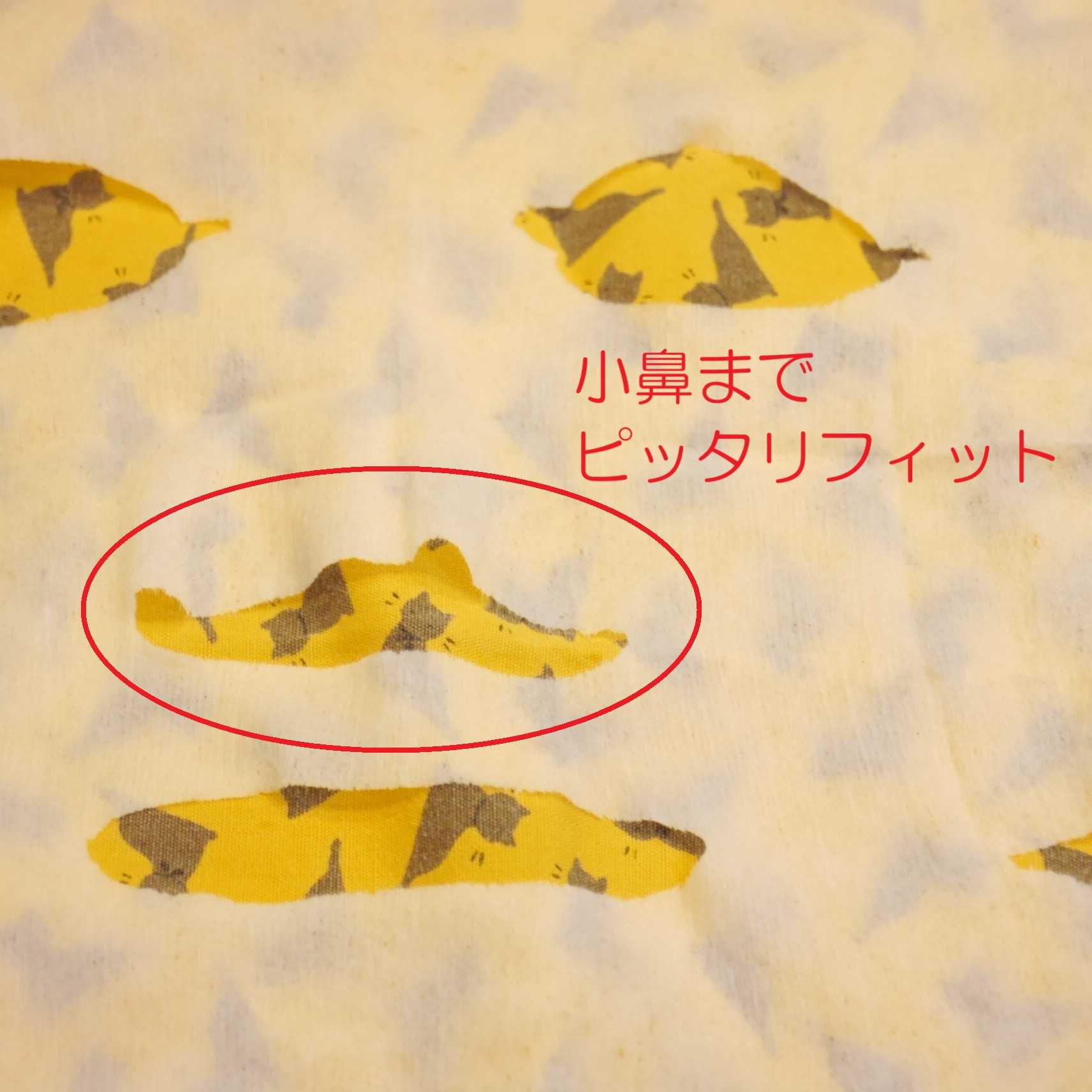 サボリーノ メガショット 朝用ツヤピールマスク CC_小鼻にピッタリ