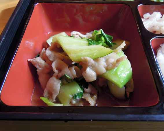 アメリカンステーションの「豚肉のオイスターソース炒め」-2♪