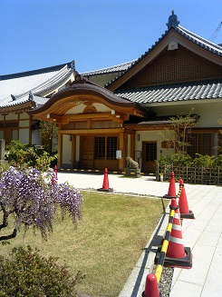 天現寺、本堂を望む