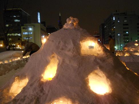 小樽雪灯りの路の様です