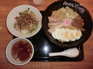 20150917_もやしそば・ニンニク豚めし_ラーメン花月嵐 - コピー.JPG