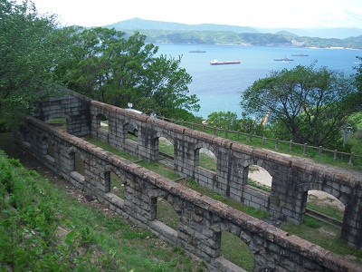 音戸瀬戸公園の元兵舎跡