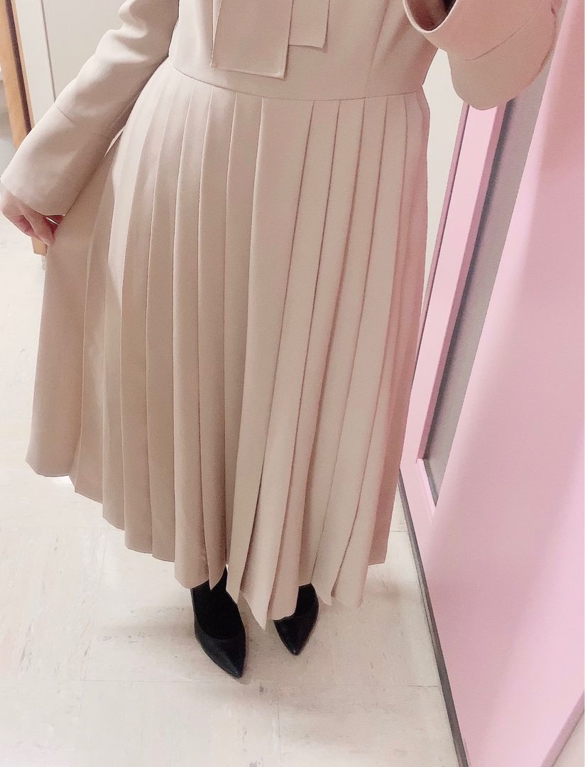 石原さとみ❤️SLY（スライ） BOWTIE PLEATS DRESS＊ワンピース