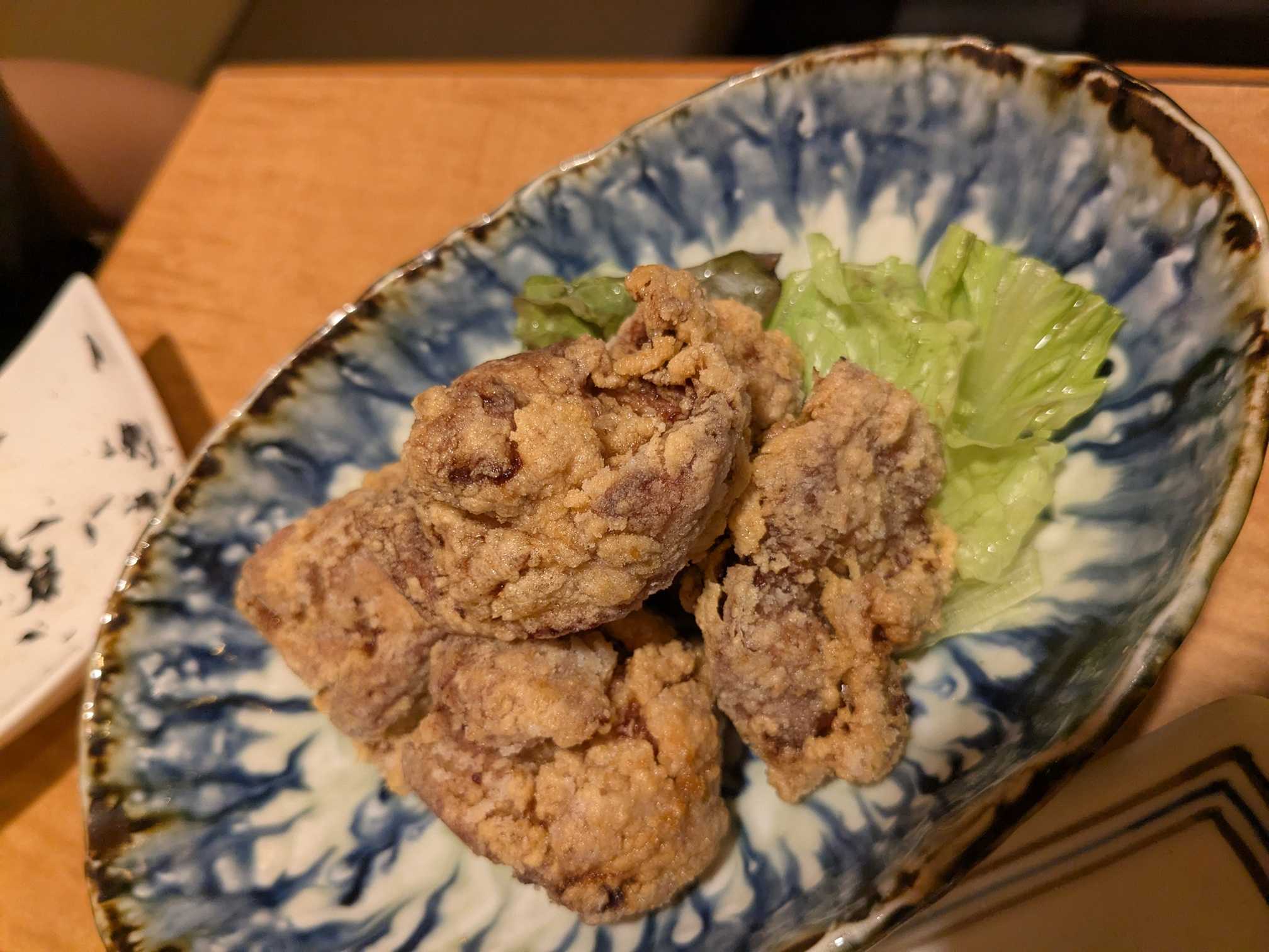 名古屋駅　居酒屋風来坊 小学生連れ夕食　若鶏唐揚げ