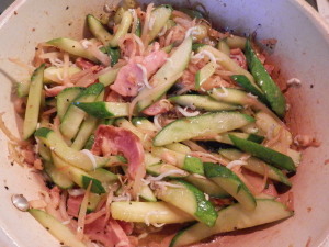 干し胡瓜のソテー　8.5　2014